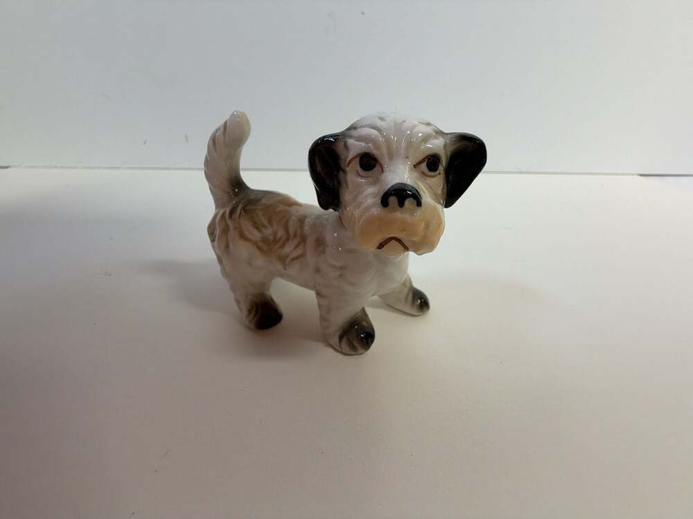 Vintage Ceramic Puppy Dog Figurine